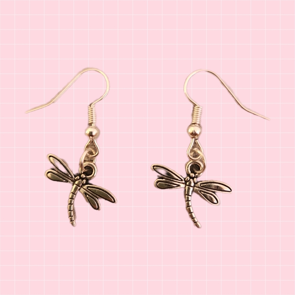 Dragonfly Dangle Earrings